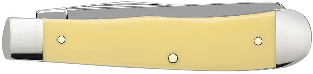 CASE TRAPPER 2 BLADE 4 1/8" YELLOW SYNTHETIC