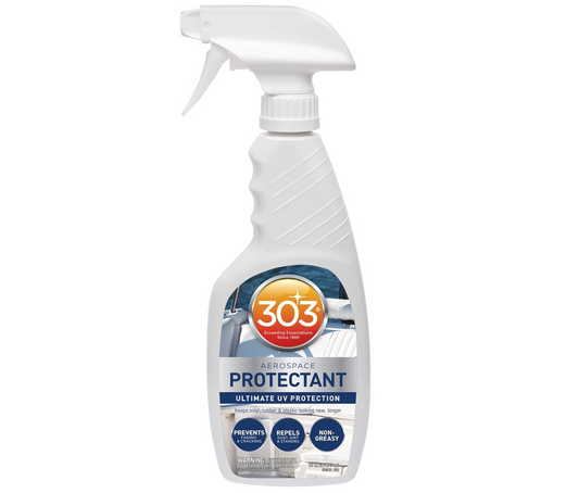 303 Aerospace Protectant spray bottle on a white background