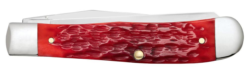 CASE TRAPPER 2 BLADE 4 1/8" DARK RED BONE