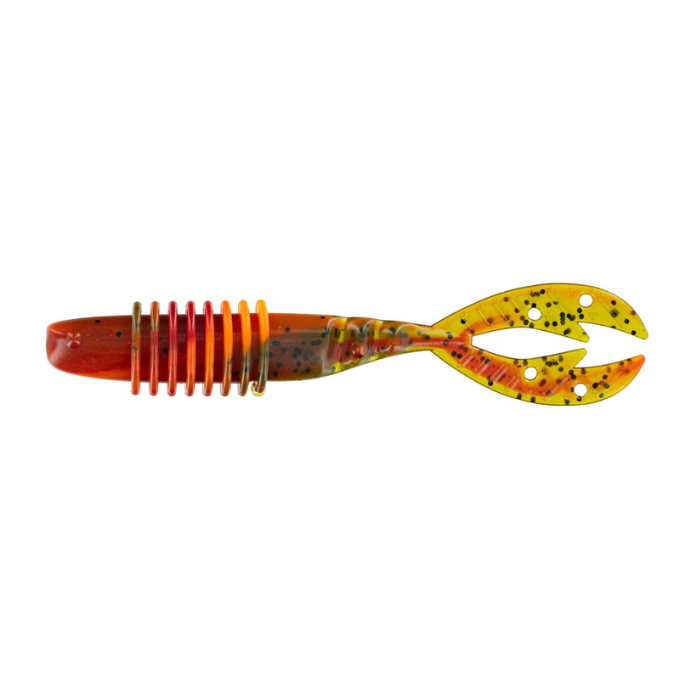 BIG BITE BAITS KAMIKAZE SWIMON / GREEN PUMPKIN FLAMETHROWER (6 PACK) 4.25"
