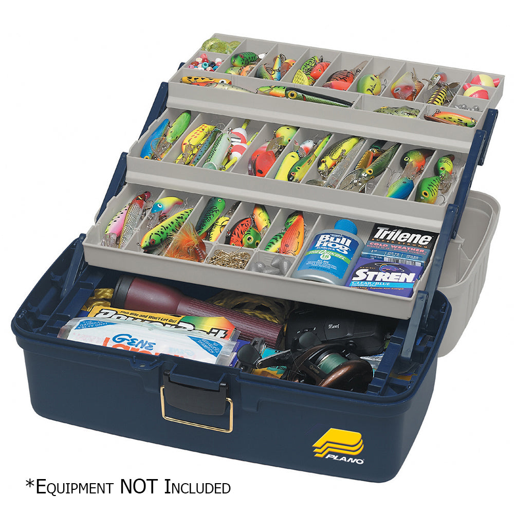 PLANO THREE-TRAY FIXED COMPARTMENT TACKLE BOX - XL