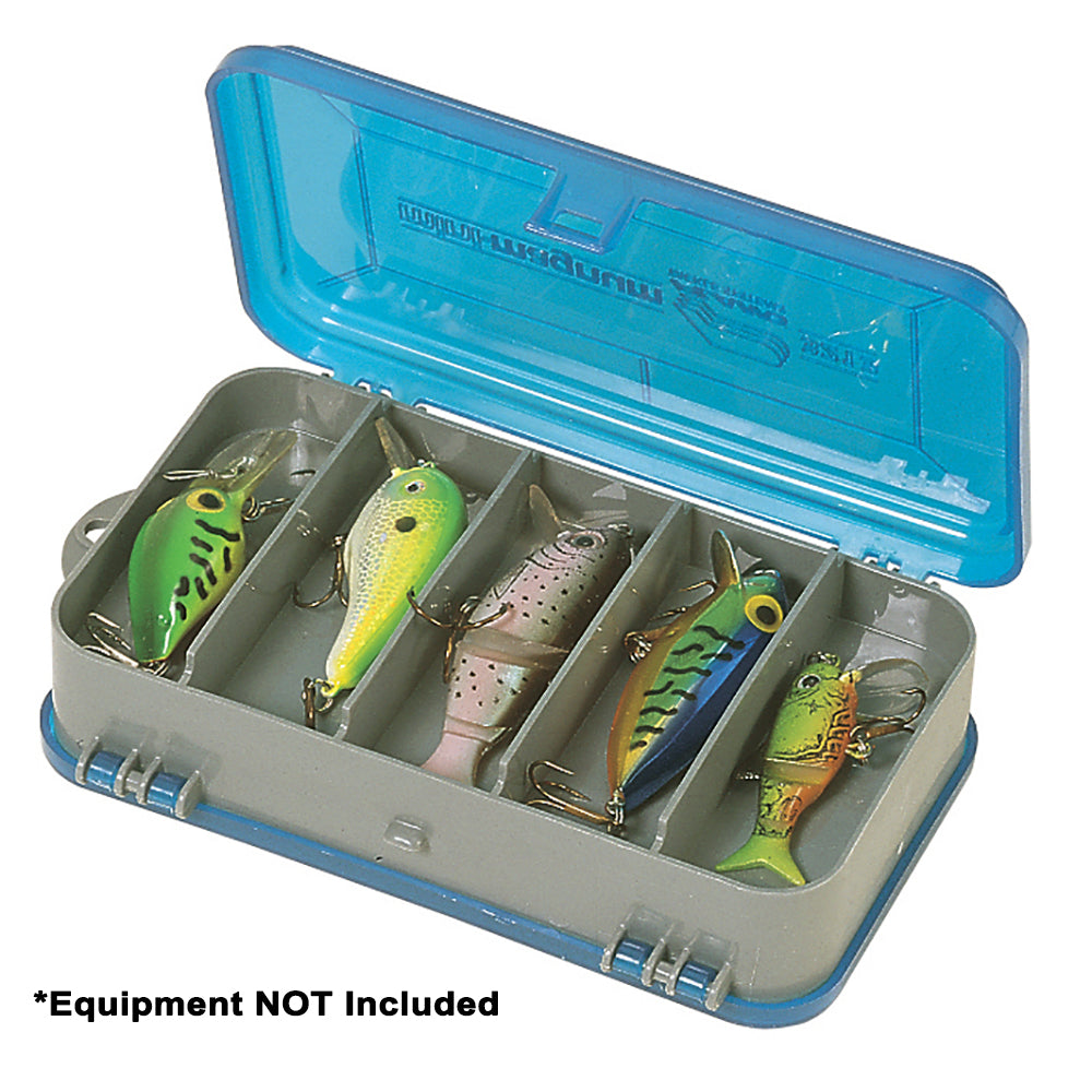 PLANO DOUBLE-SIDED TACKLE ORGANIZER SMALL - SILVER/BLUE