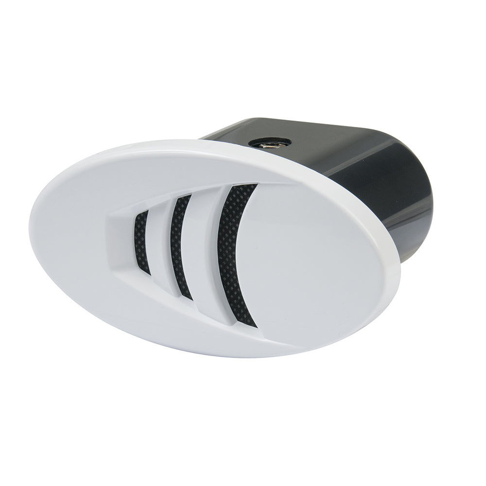 MARINCO 12V DROP-IN "H" HORN W/BLACK & WHITE GRILLS