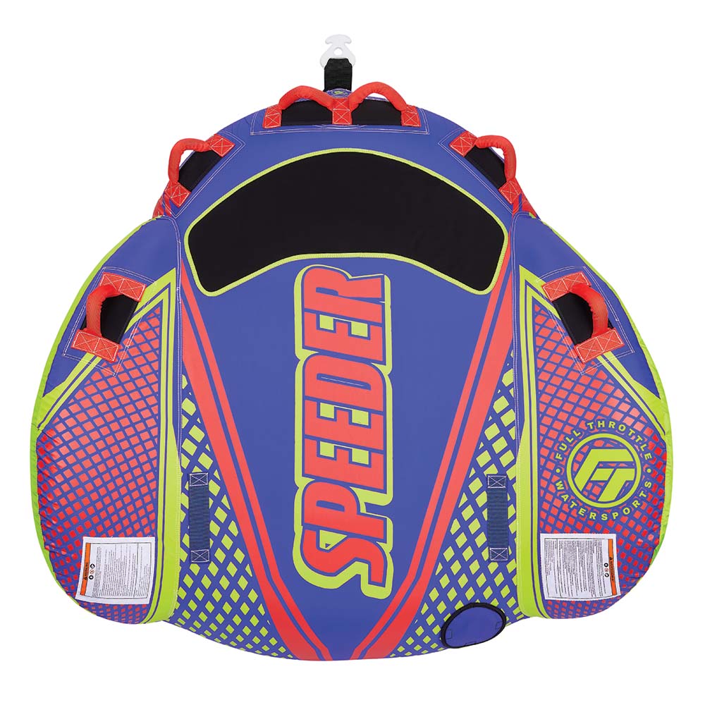 FULL THROTTLE SPEEDER TOWABLE TUBE - 2 RIDER - BLUE