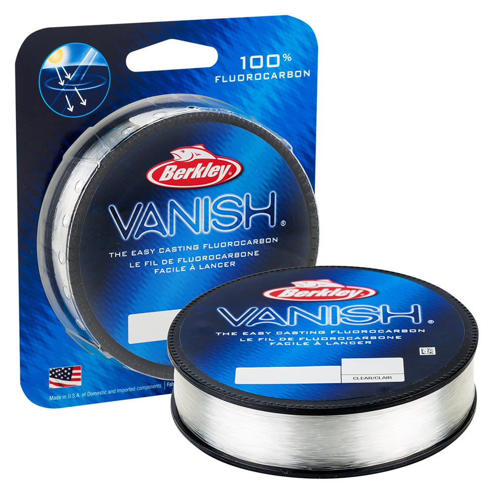 BERKLEY VANISH FLUOROCARBON CLEAR 8LBS 250YDS