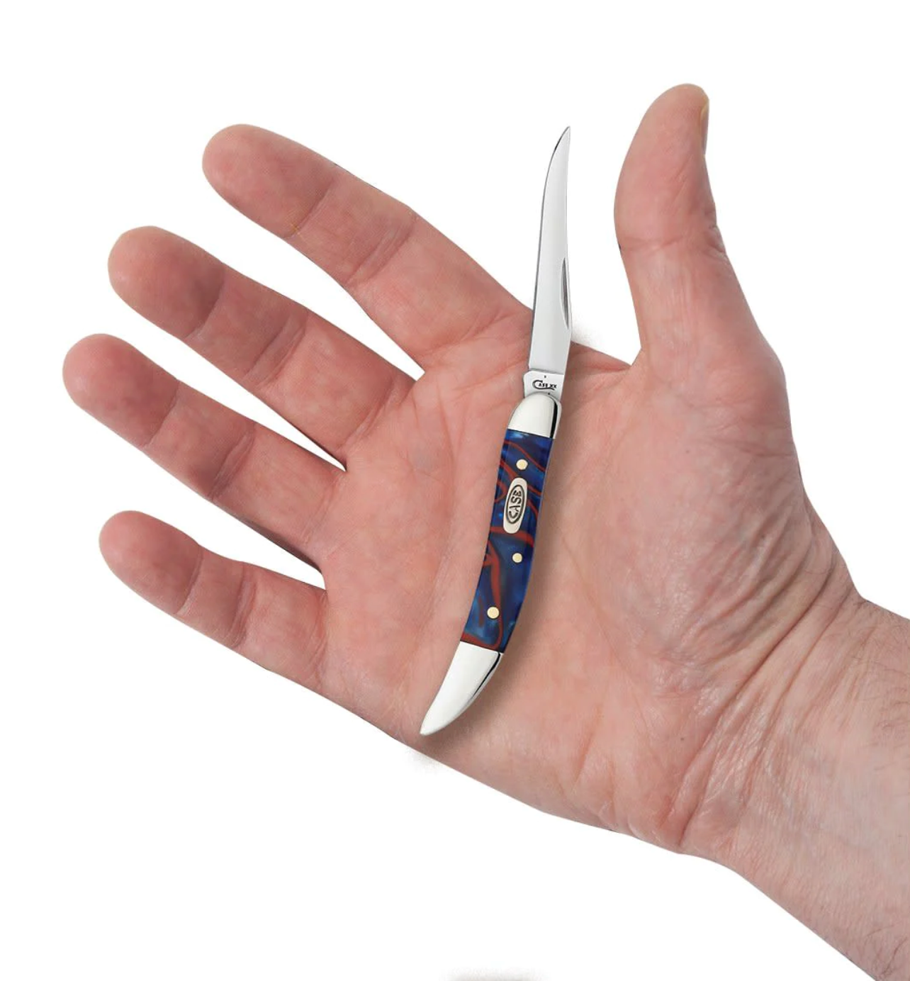 CASE TEXAS TOOTHPICK SMALL 1 BLADE 3" PATRIOTIC