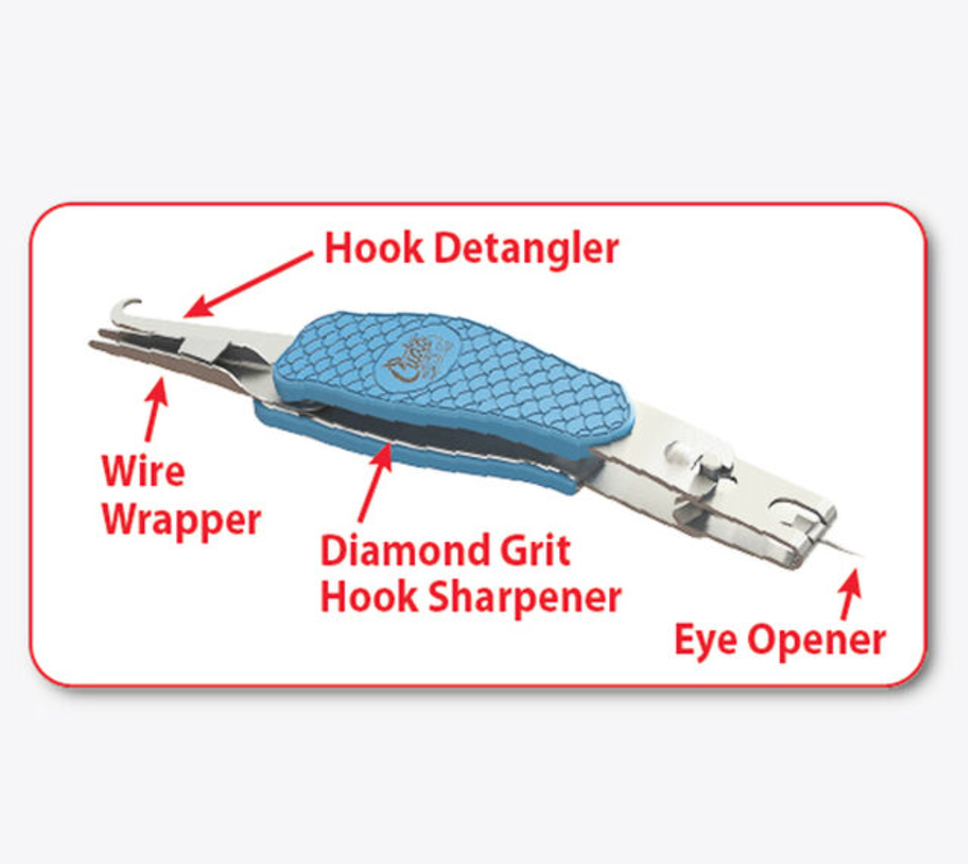 CUDA FRESHWATER SS CLIPPER W/ JIG EYE CLEANER
