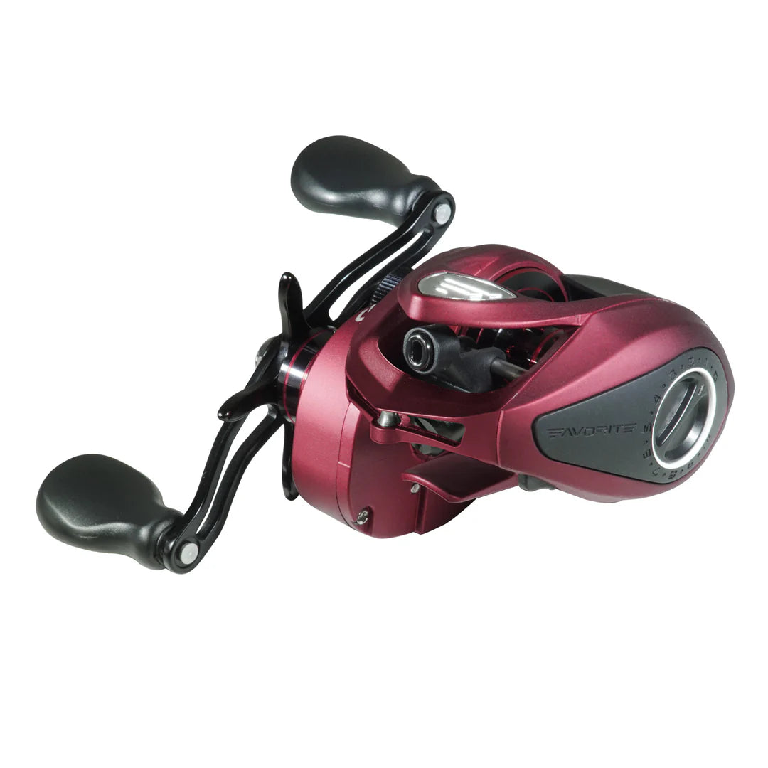 FAVORITE SOLEUS RED  7.3:1 BAITCAST REEL - RH