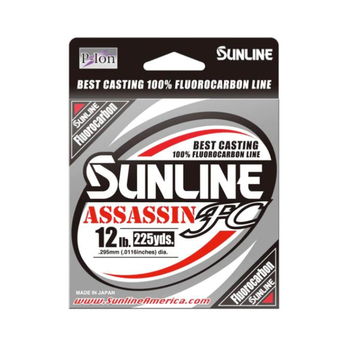SUNLINE ASSASSIN FLUOROCARBON 10LB 225YDS