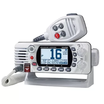 STANDARD HORIZON GX1410GB ECLIPSE SERIES 25W FIXED MOUNT VHF/GPS - WHITE