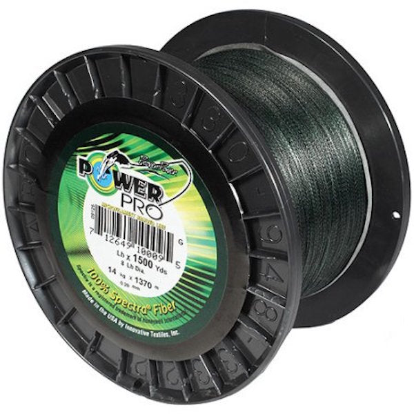 POWERPRO SPECTRA FIBER MOSS GREEN 10# 1500YDS