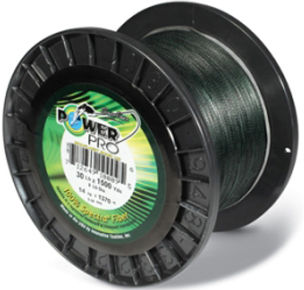 POWERPRO SPECTRA FIBER MOSS GREEN 40# 1500YDS