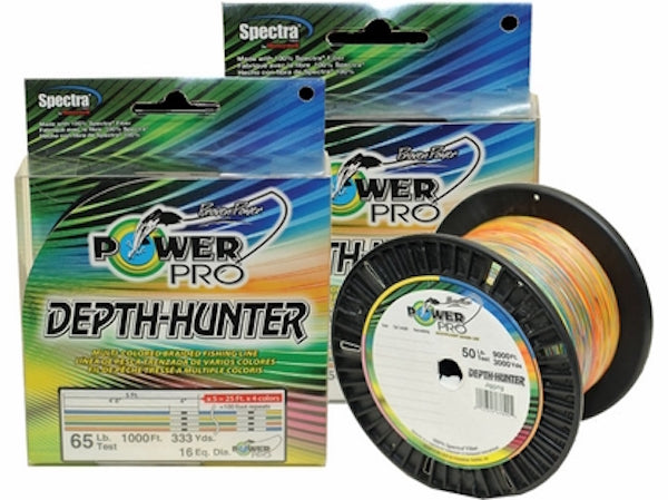POWERPRO DEPTH HUNTER BRAIDED FISHING LINE - 100LB/1500YD