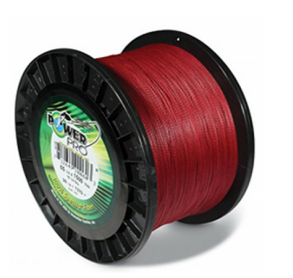POWERPRO SPECTRA FIBER VERMILLION RED 150# 1500YDS