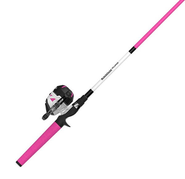ZEBCO ROAM SPINCAST COMBO PINK 2PC M 6'