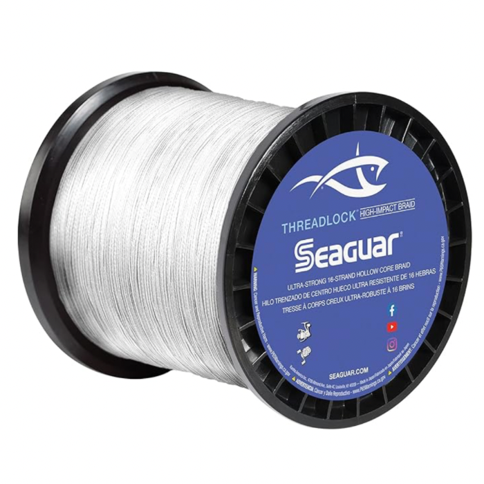 SEAGUAR THREADLOCK BRAID WHITE 50# 600YD