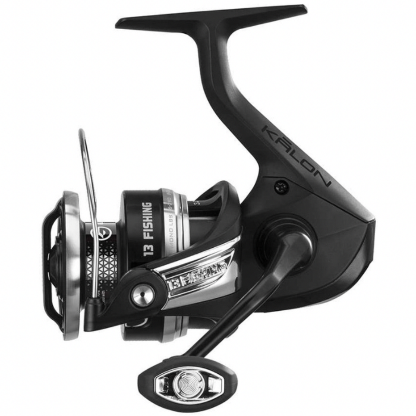 13 Fishing Kalon A 0.5 spinning reel 5.4:1 gear ratio with lightweight graphite body, sealed rotor, and smooth drag system for panfish, trout, and ultralight freshwater fishing.