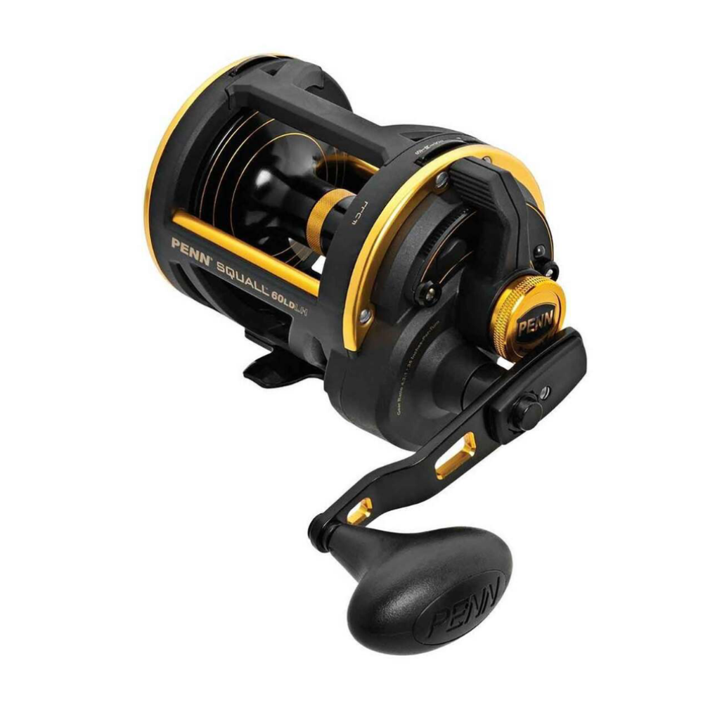 PENN SQUALL SQL60LD 4.3:1 LEVER DRAG CONVENTIONAL REEL