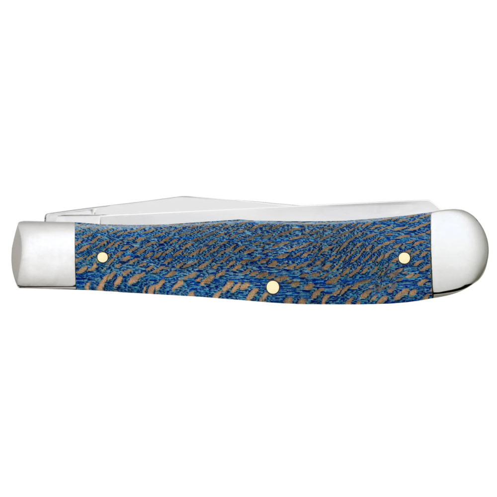 CASE TRAPPER 2 BLADE 4 1/8" BLUE SYCAMORE