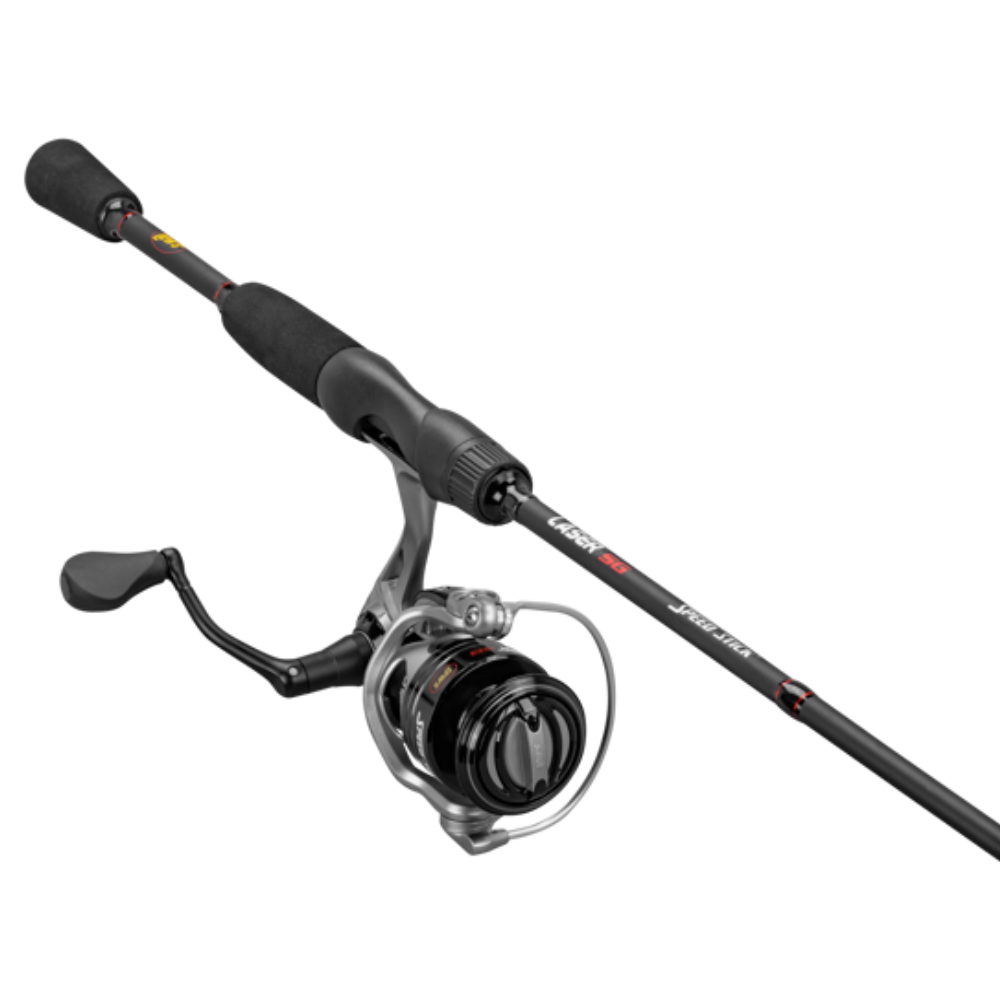 LEW'S LASER LSG 10 SPEED SPIN UL SPINNING COMBO 6'