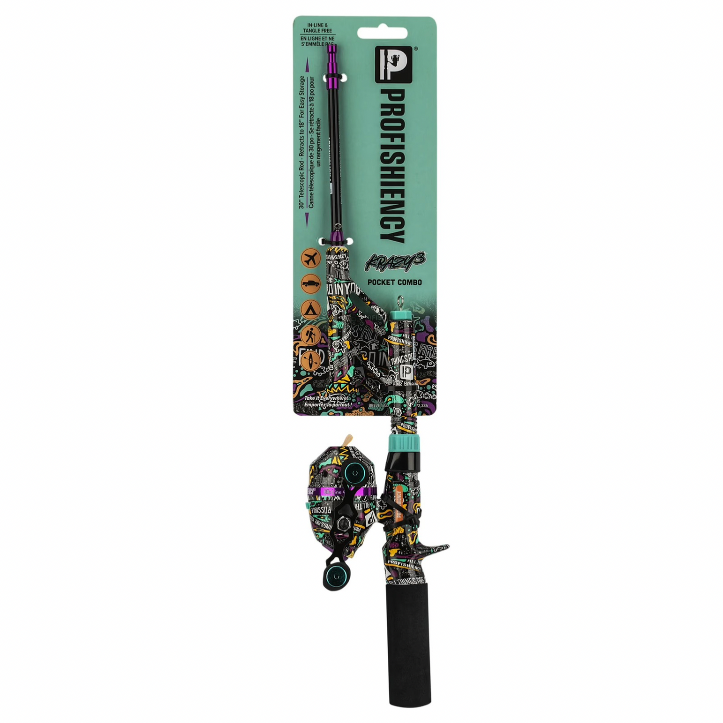 PROFISHIENCY KRAZY 3 TANGLE FREE COMBO 34"