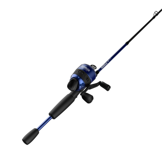 ZEBCO 33 CUSTOM-Z BLUE SPINCAST COMBO 2PC M 6'
