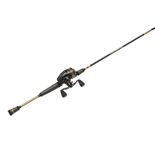 PROFISHIENCY SNIPER BLACK/GOLD SPINCAST COMBO 2PC UL 6'8"