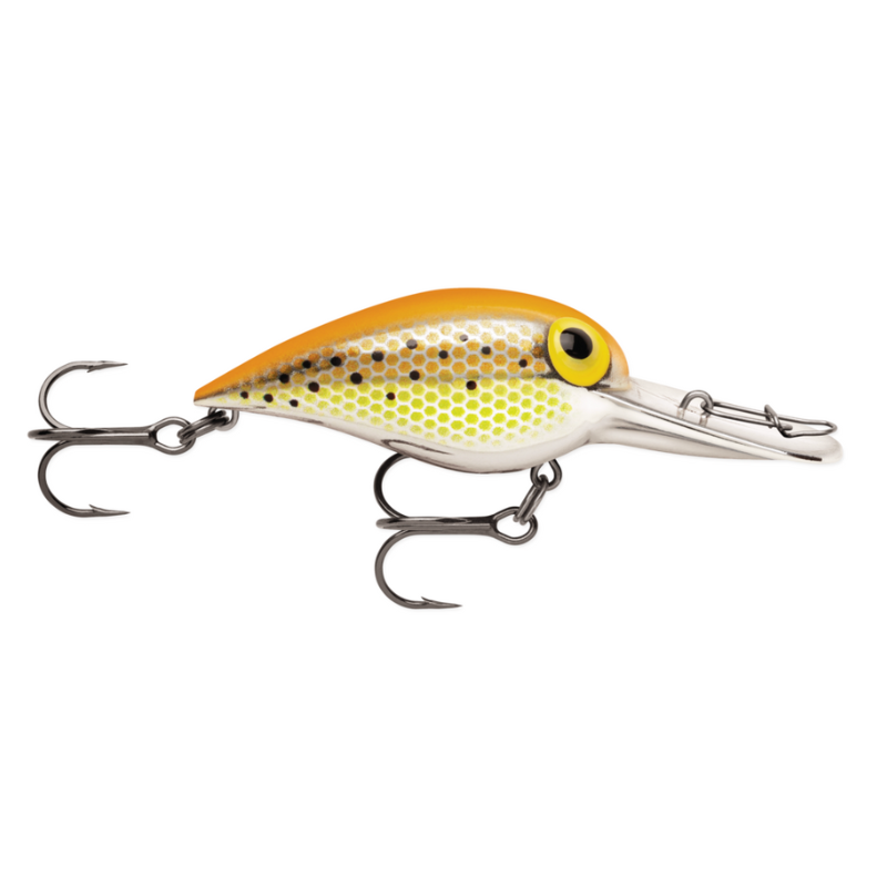 STORM ORIGINAL WIGGLE WART 05 MET ORANGE/CHARTREUSE SPECKS