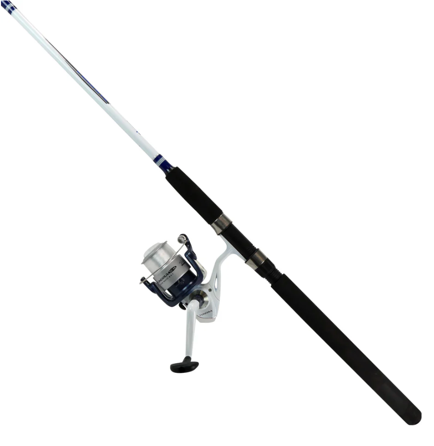 Okuma Tundra HD Spinning Combo on white background