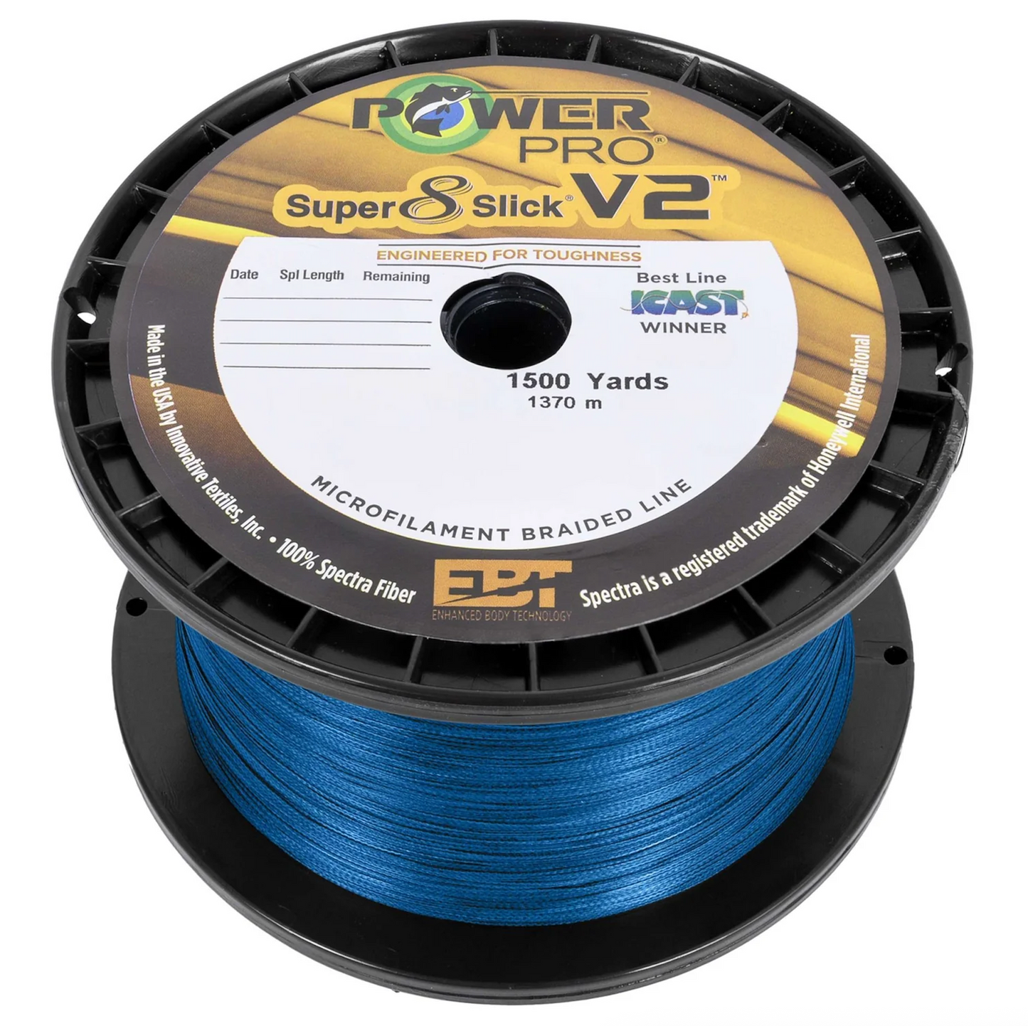 POWERPRO SUPER 8 SLICK V2 BLUE 40# 1500YDS