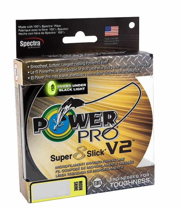 POWERPRO SUPER 8 SLICK V2 MOONSHINE 50# 150YDS
