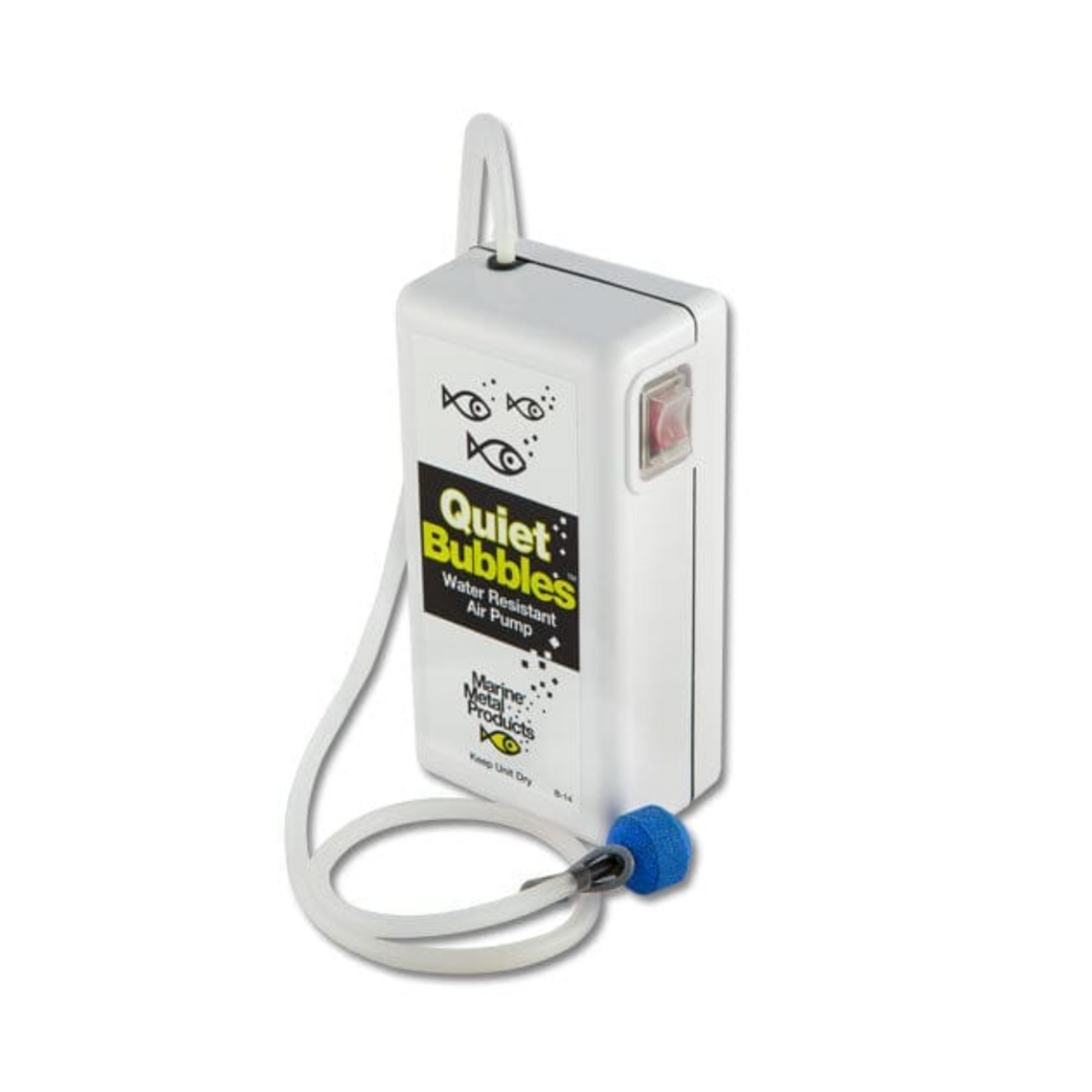 MARINE METALS 1.5V QUIET BUBBLES PUMP SIDE VIEW