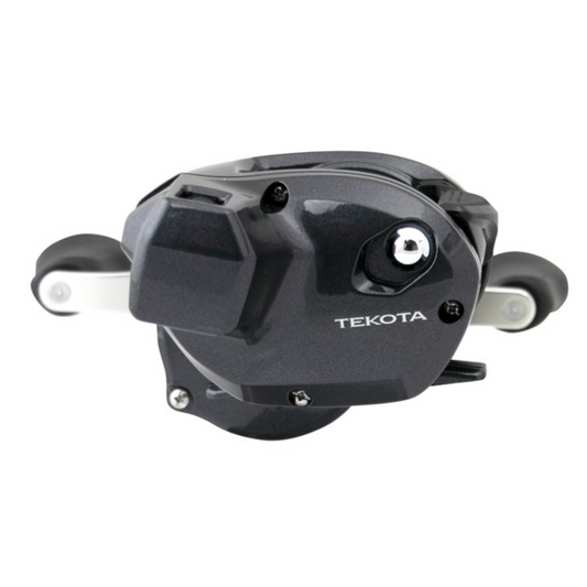 Black TEKOTA mechanical device on a white background