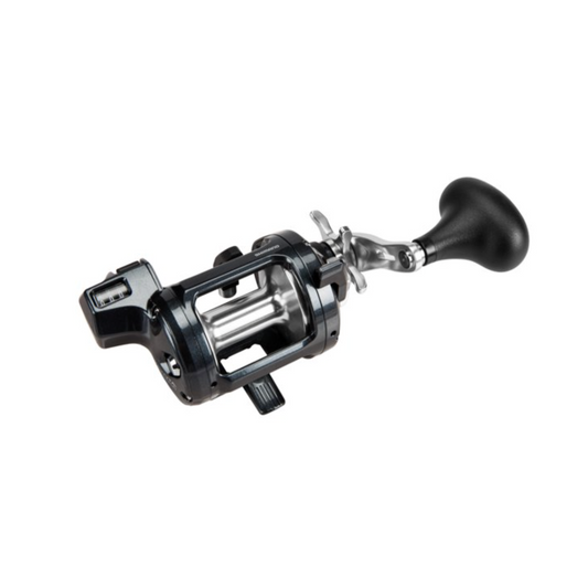 Fishing reel on a white background