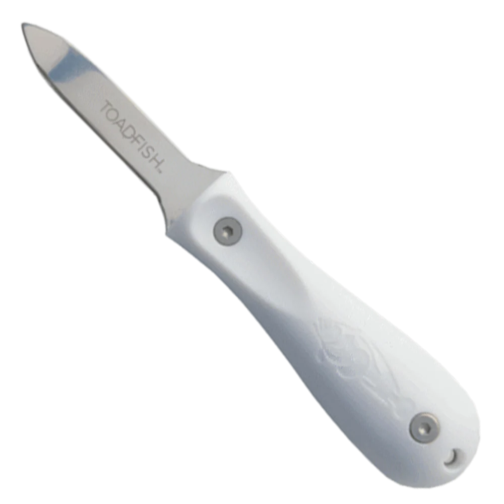 TOADFISH PROFESSIONAL EDITION OYSTER KNIFE WHITE