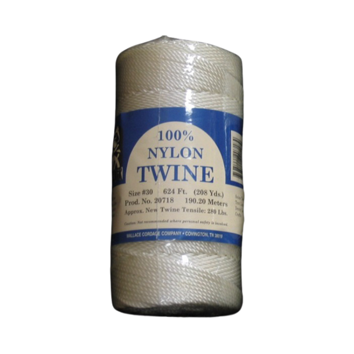 WALLACE CORDAGE TWINE WHITE TWIST 48-430# 1LB