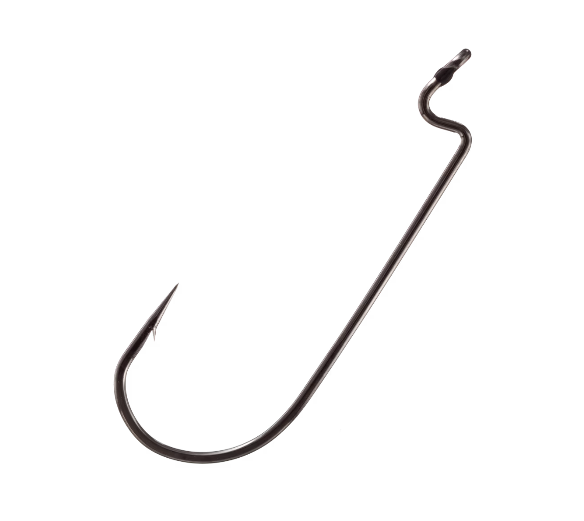 VMC WORM HOOK BLACK NICKEL #3/0