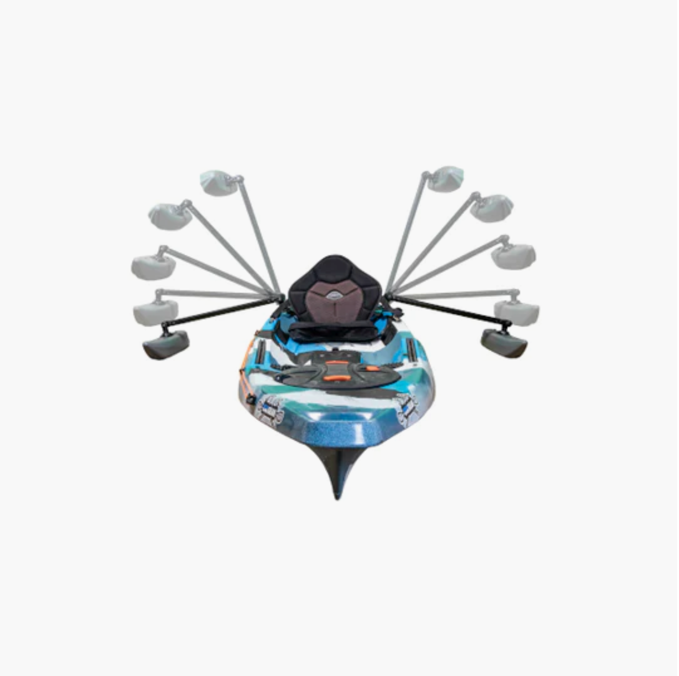 YAKGEAR STAND-N-CAST KAYAK & CANOE OUTRIGGERS