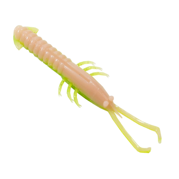 ZMAN TROUT TRICK JERK SHRIMPZ 4" GLOW/CHART TAIL 5 PACK