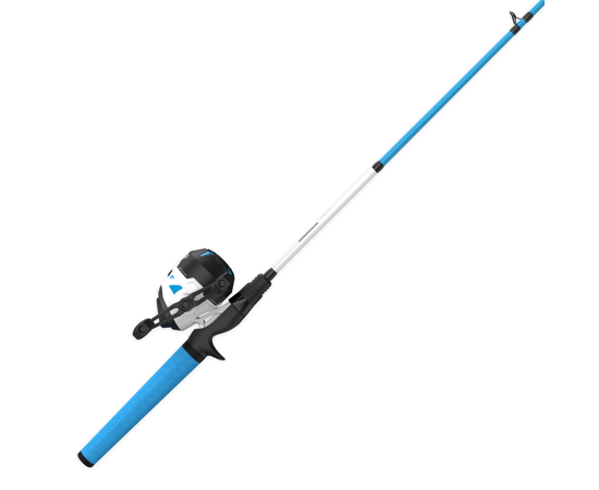 ZEBCO ROAM SPINCAST COMBO BLUE 2PC M 6'