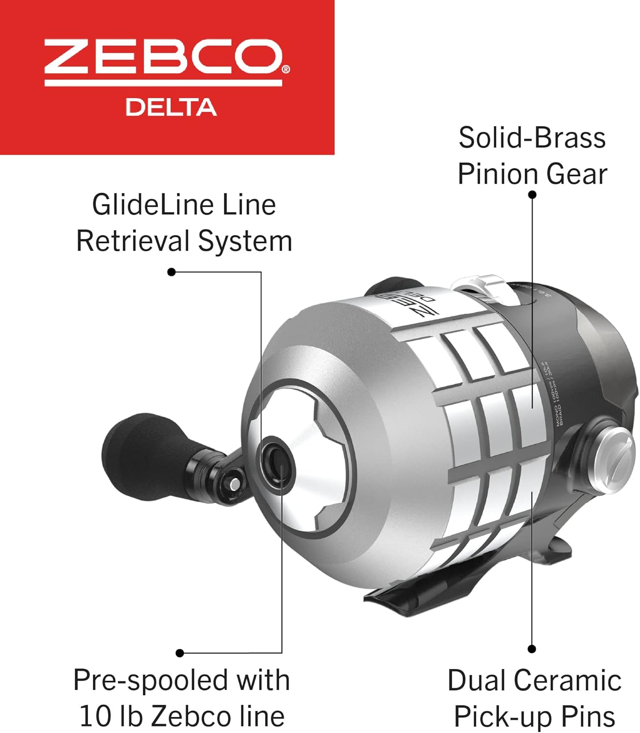 ZEBCO DELTA 30SZ SPINCAST REEL 10#