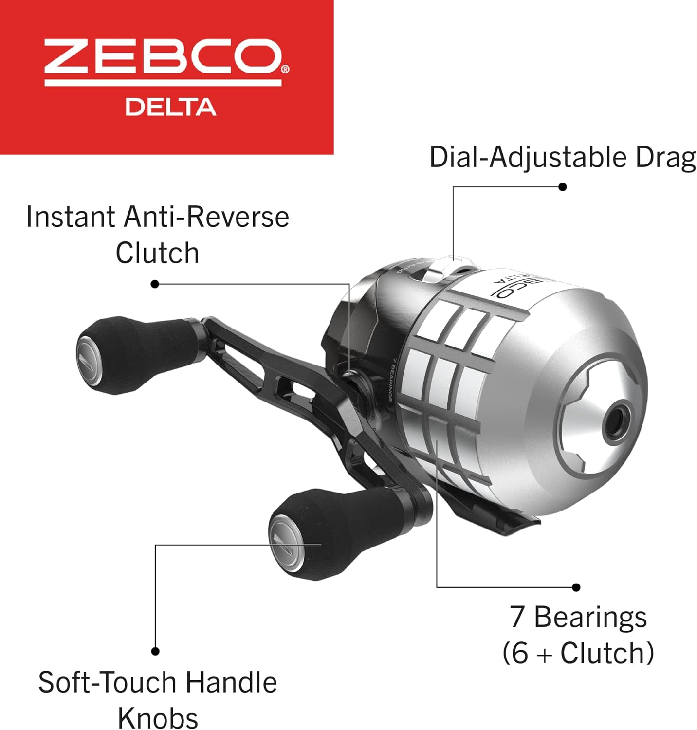 ZEBCO DELTA 30SZ SPINCAST REEL 10#