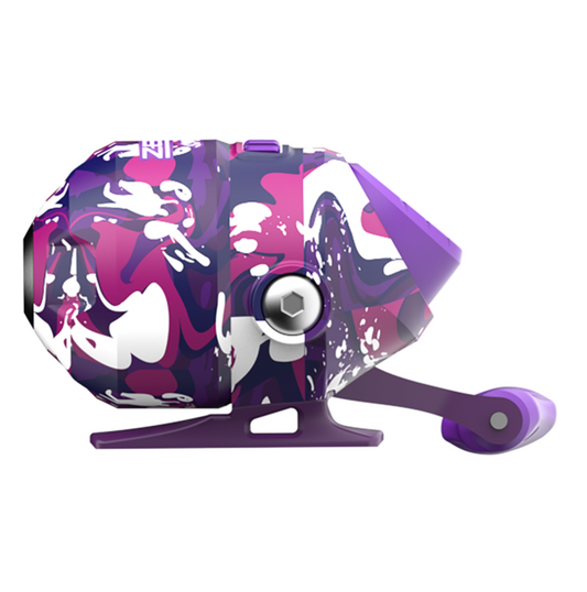 ZEBCO SPLASH TIDEPOOL PURPLE SPINCAST COMBO 2PC M 6'