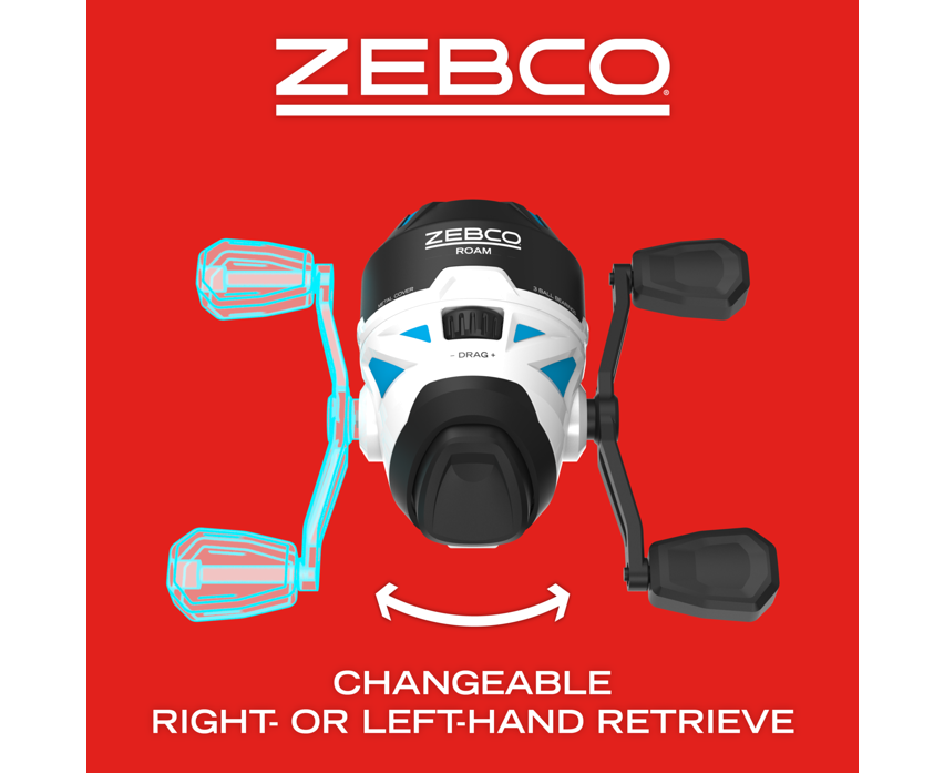 ZEBCO ROAM BLUE SPINCAST REEL 10#