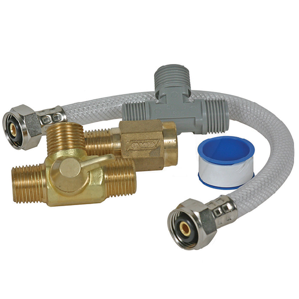 CAMCO QUICK TURN PERMANENT WATERHEATER BYPASS KIT