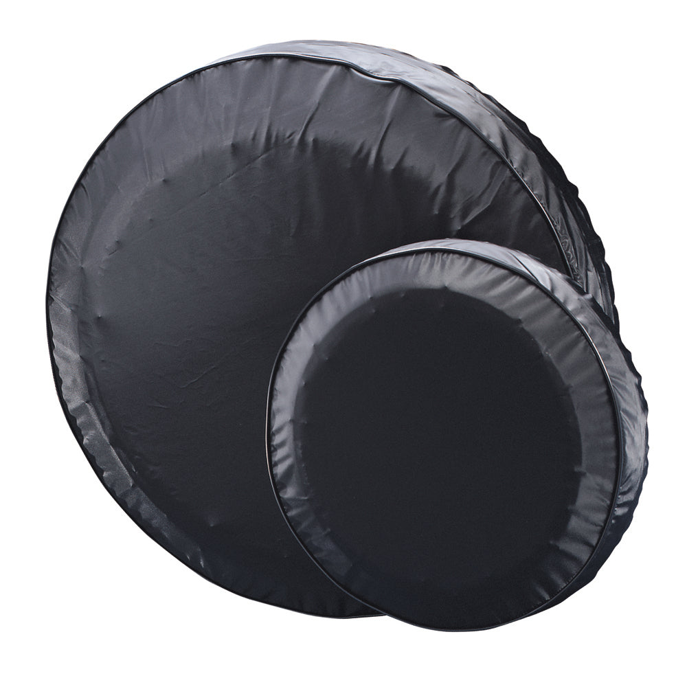 C.E. SMITH 15" SPARE TIRE COVER - BLACK