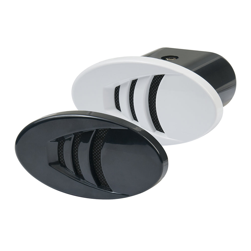 MARINCO 12V DROP-IN "H" HORN W/BLACK & WHITE GRILLS