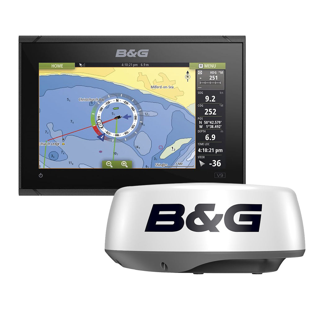 B&G VULCAN 9 RADAR BUNDLE W/HALO20 RADAR