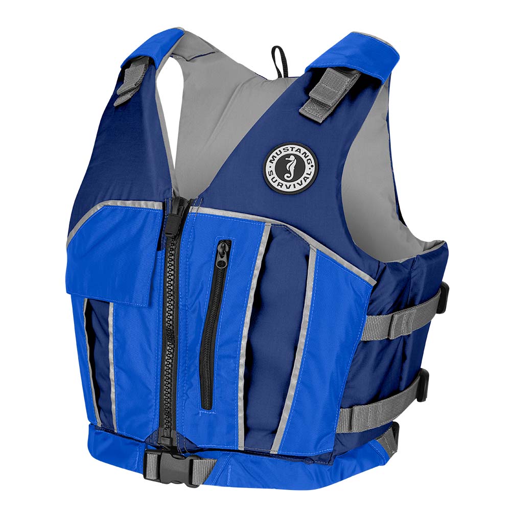 MUSTANG REFLEX FOAM VEST - ROYAL BLUE/NAVY - MEDIUM/LARGE