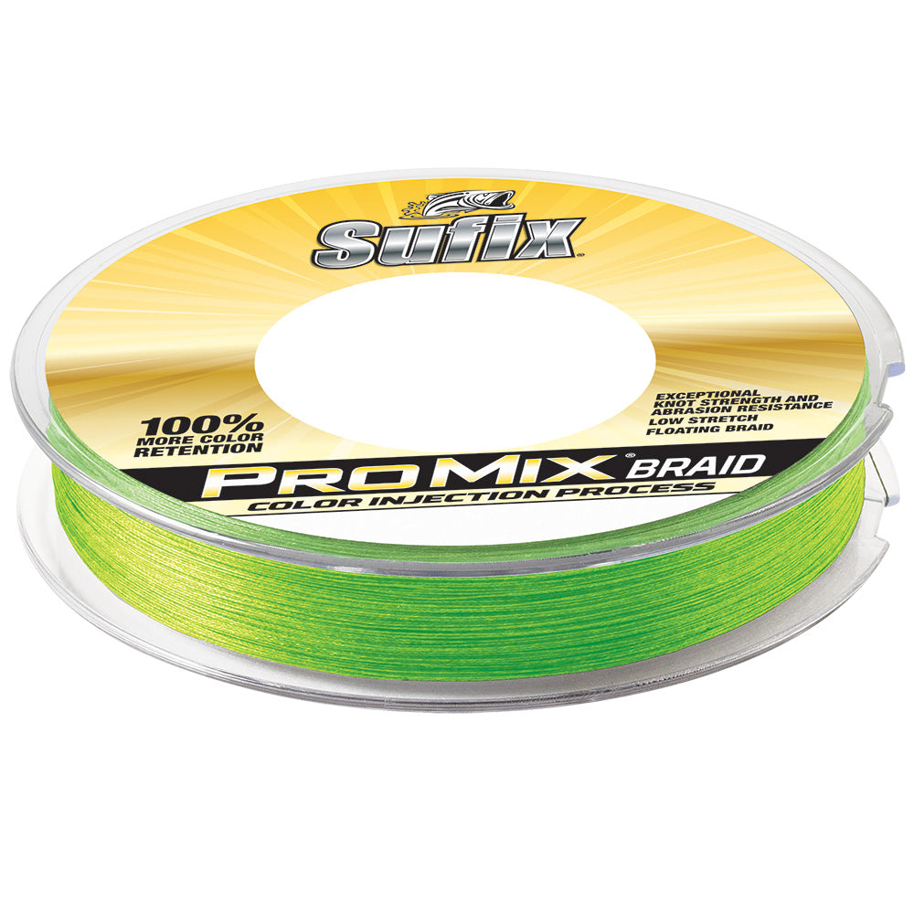 SUFIX PROMIX BRAID NEON LIME 10LB 300YDS